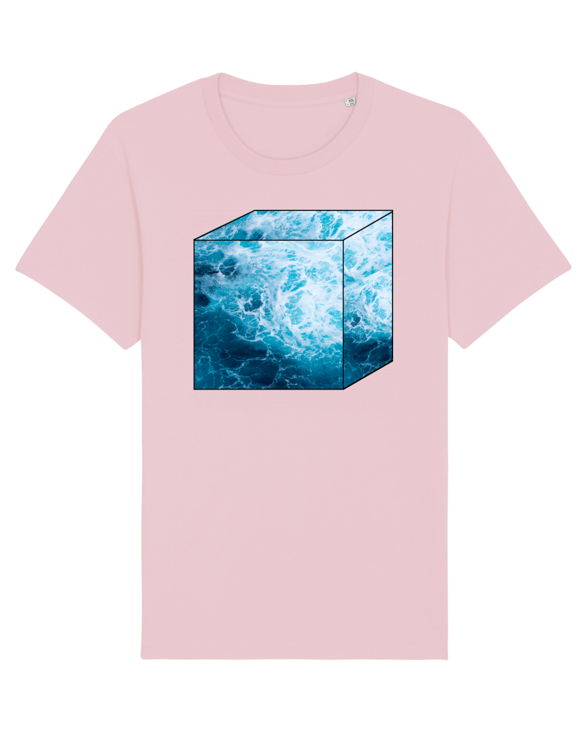 Tricou mânecă scurtă Unisex Rocker Cotton Pink