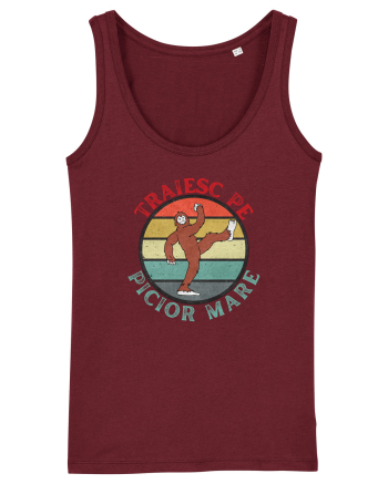 Funny Bigfoot Burgundy