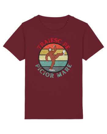 Funny Bigfoot Burgundy