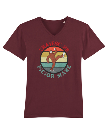 Funny Bigfoot Burgundy