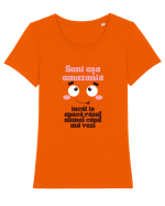 Sunt așa de amuzantă Tricou mânecă scurtă guler larg fitted Damă Expresser