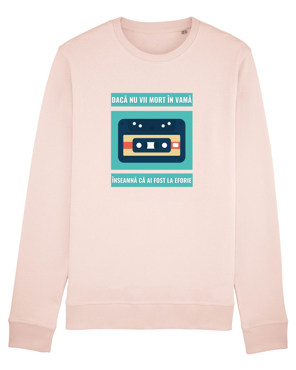 Bluză mânecă lungă Unisex Rise Candy Pink