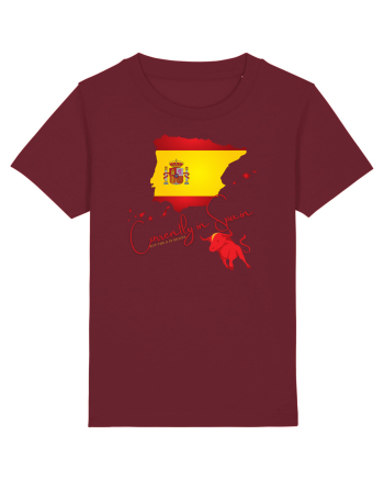 Currently in Spain Burgundy