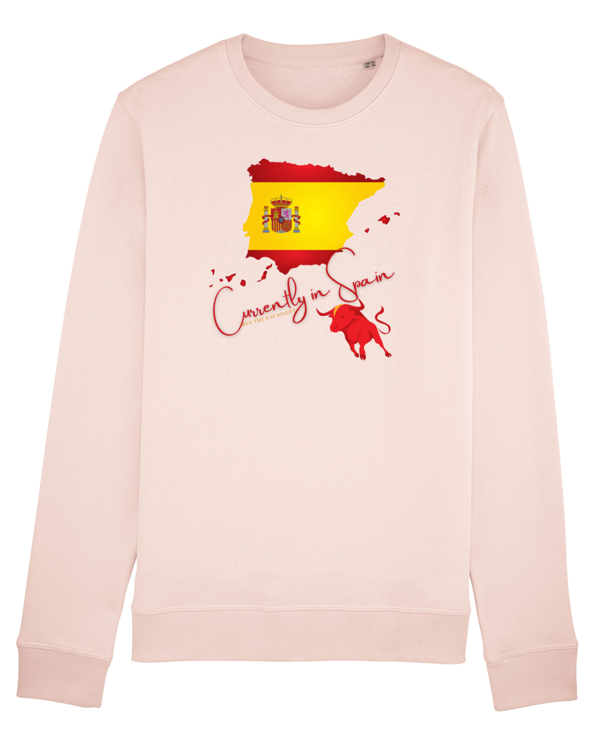Bluză mânecă lungă Unisex Rise Candy Pink