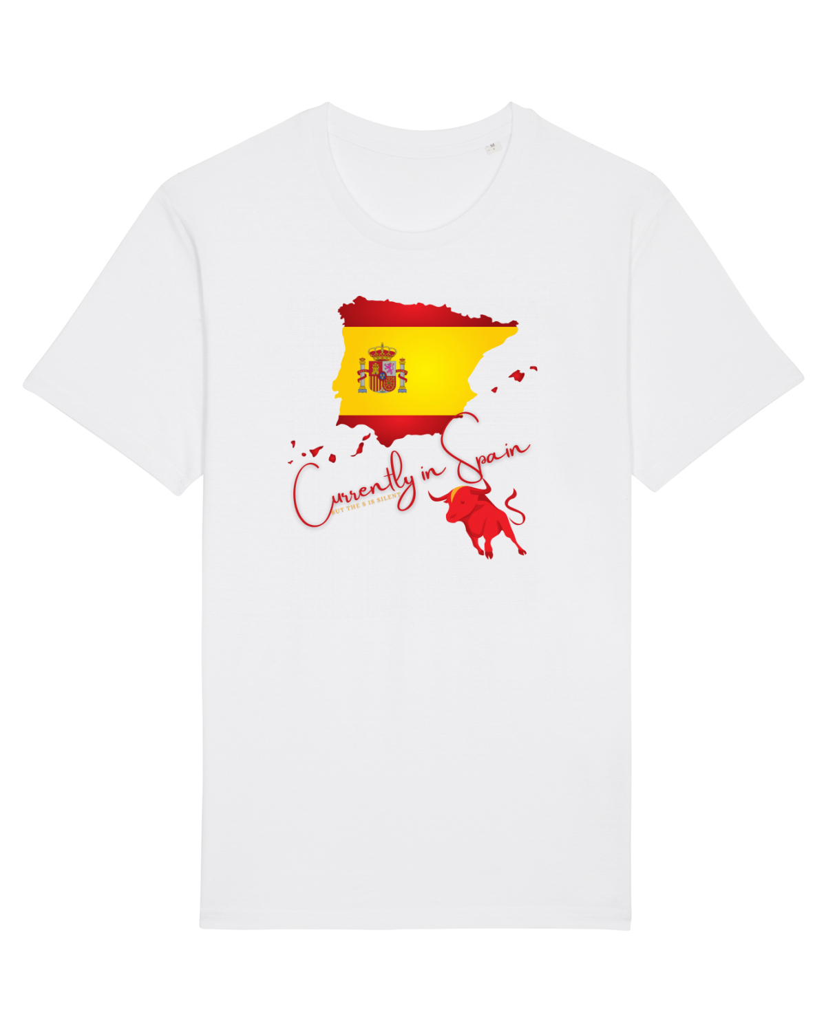 Tricou mânecă scurtă Unisex Rocker White