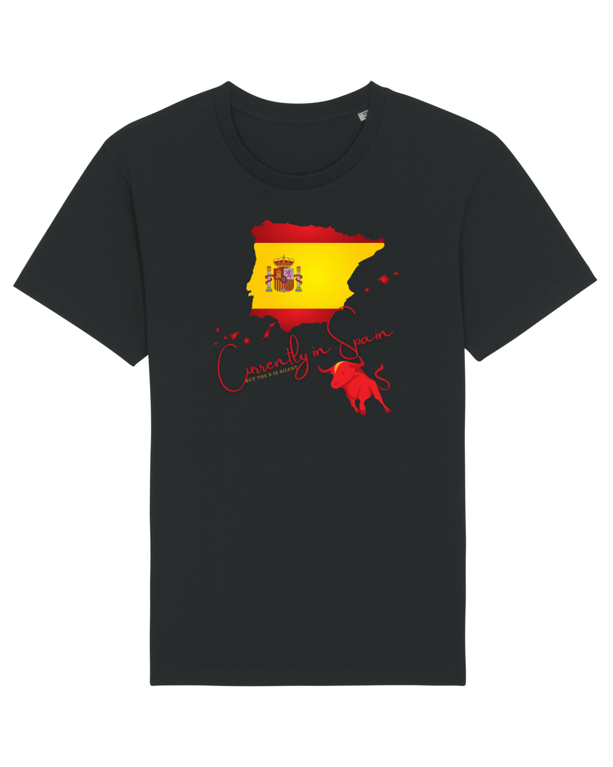 Tricou mânecă scurtă Unisex Rocker Black