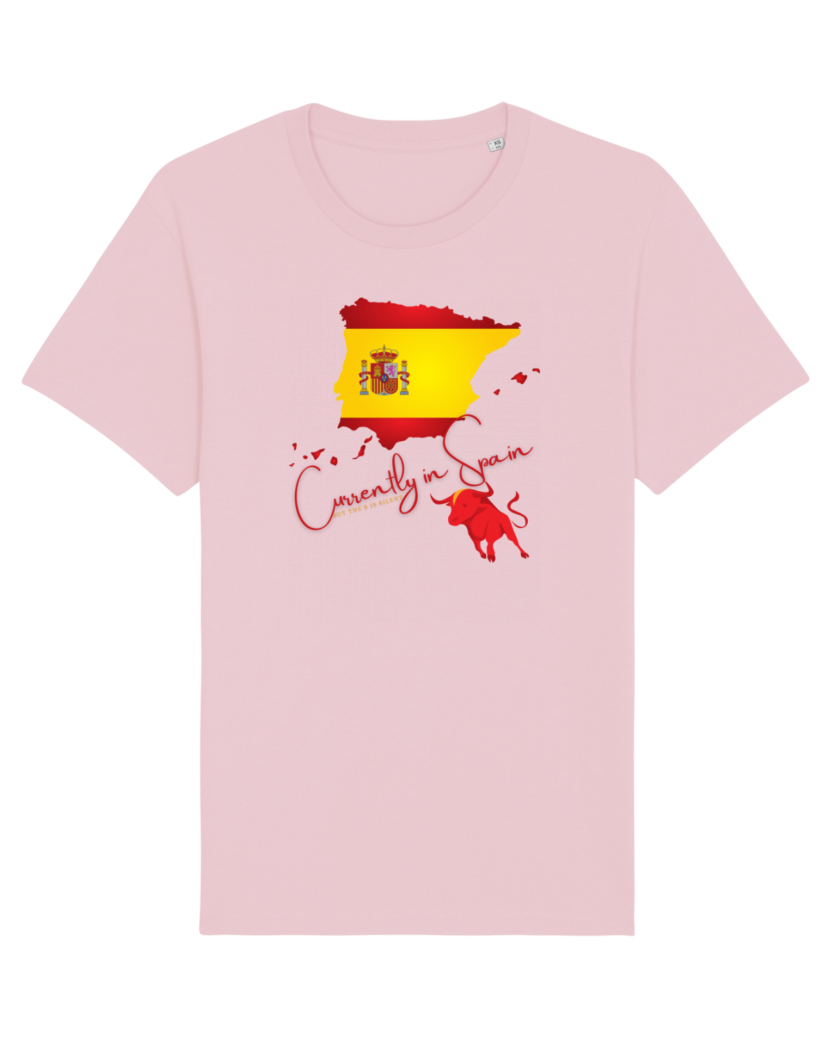 Tricou mânecă scurtă Unisex Rocker Cotton Pink