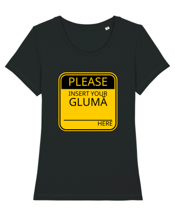 Please intert your glumă - sign Black
