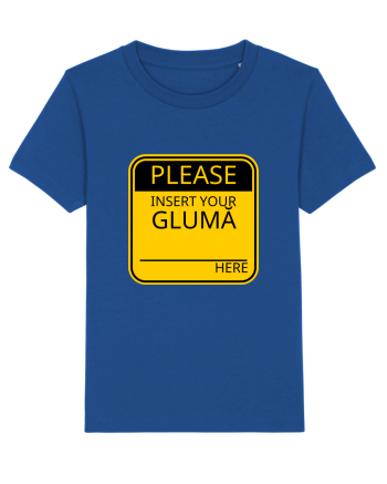 Please intert your glumă - sign Majorelle Blue
