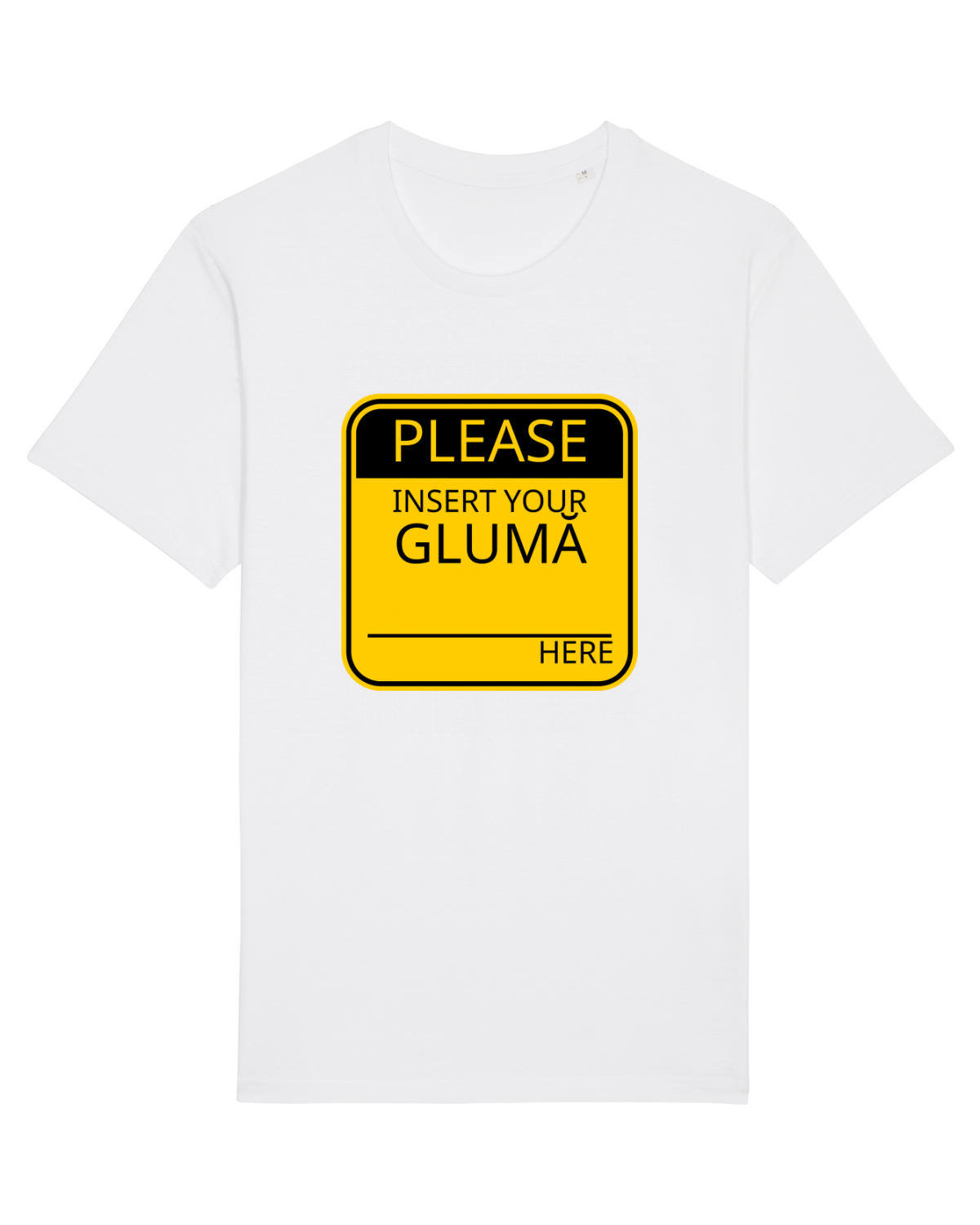 Tricou mânecă scurtă Unisex Rocker White
