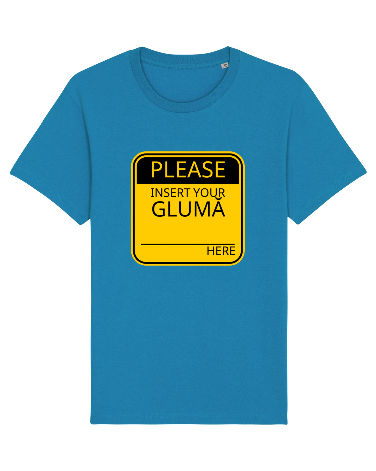 Tricou mânecă scurtă Unisex Rocker Azur