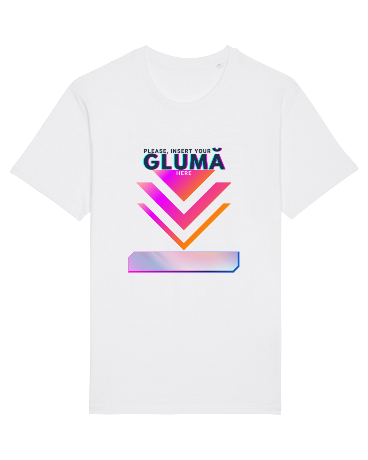 Tricou mânecă scurtă Unisex Rocker White