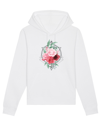 Floral Trandafiri White