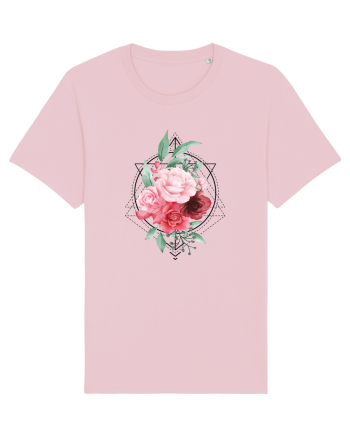 Floral Trandafiri Cotton Pink