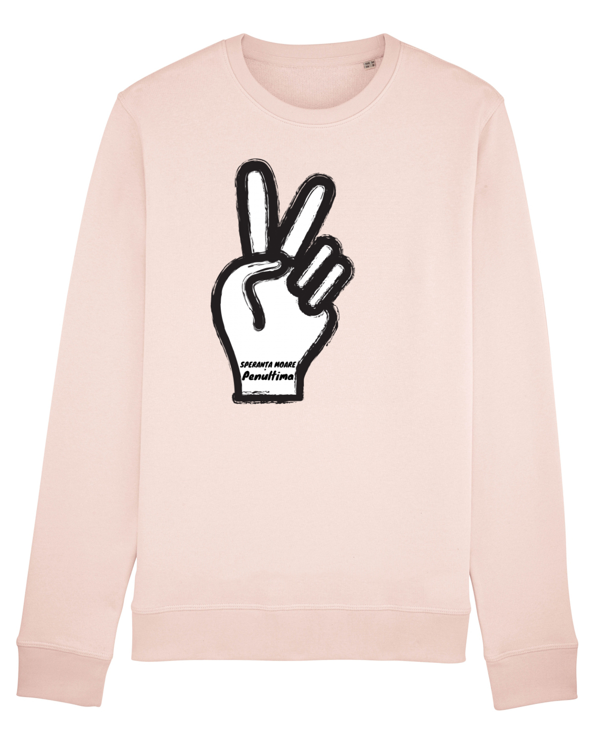Bluză mânecă lungă Unisex Rise Candy Pink