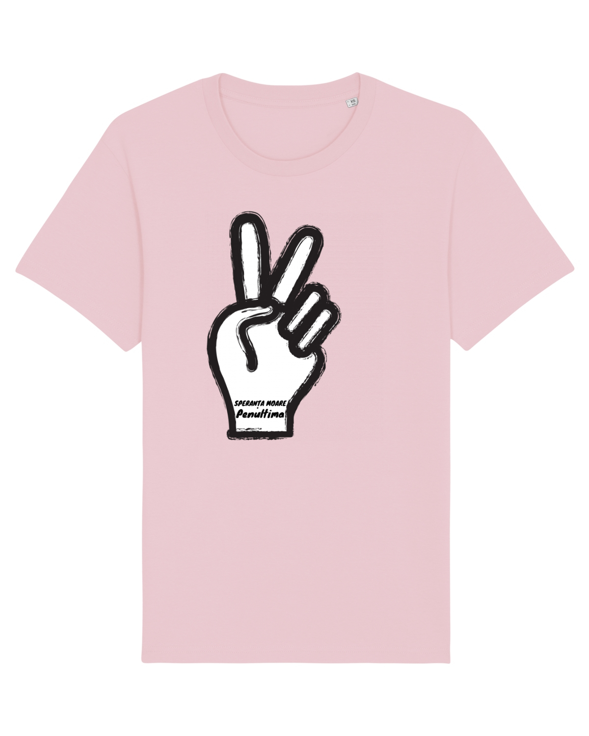 Tricou mânecă scurtă Unisex Rocker Cotton Pink