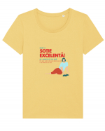 Sunt o soție excelentă!!!! Tricou mânecă scurtă guler larg fitted Damă Expresser