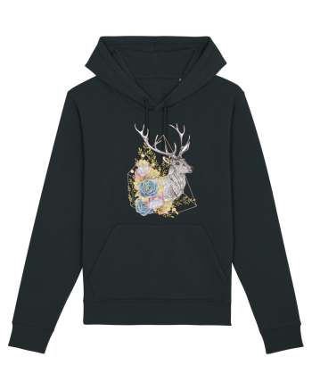 Floral cu Cerb Black