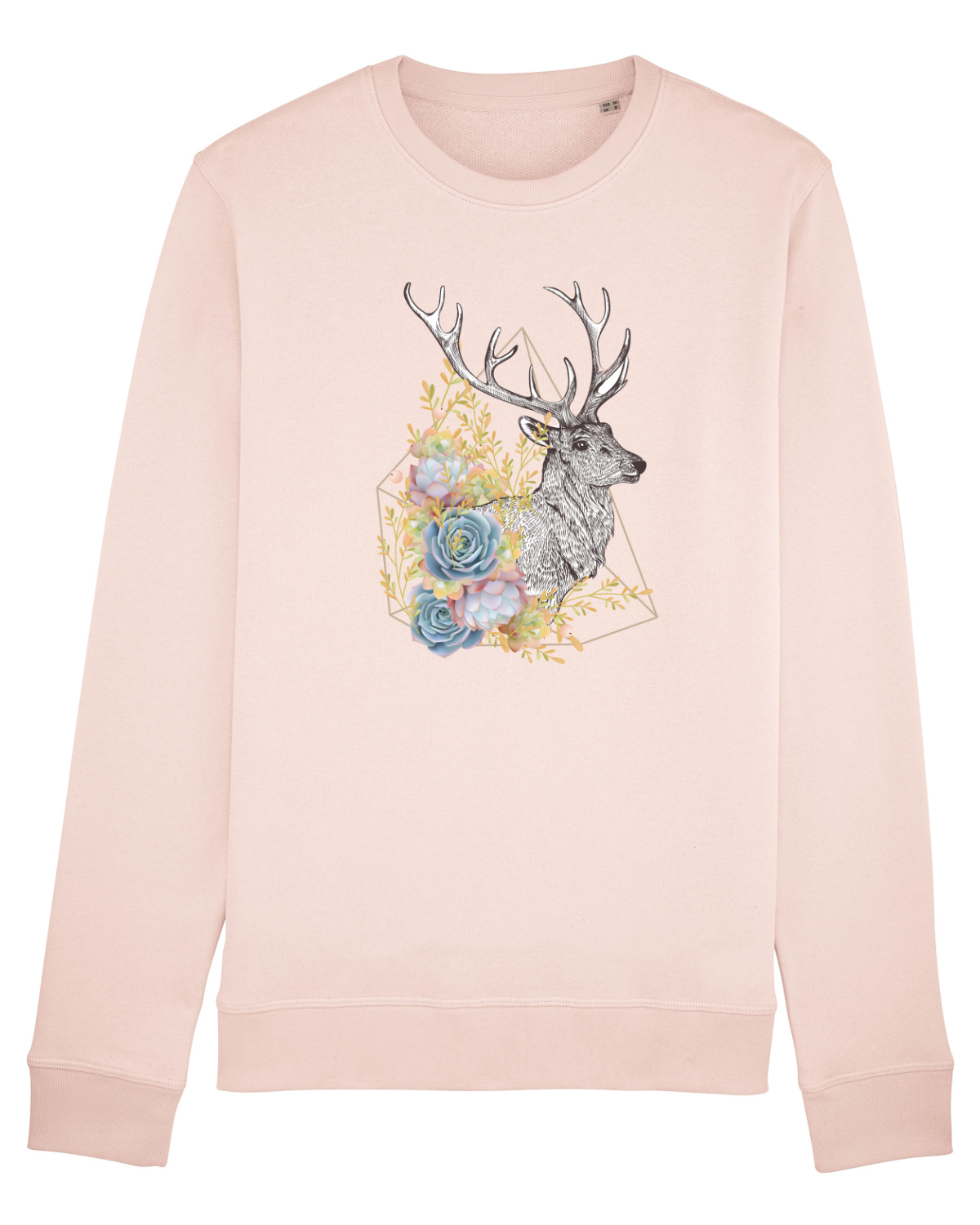 Bluză mânecă lungă Unisex Rise Candy Pink