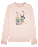 Floral cu Cerb Bluză mânecă lungă Unisex Rise