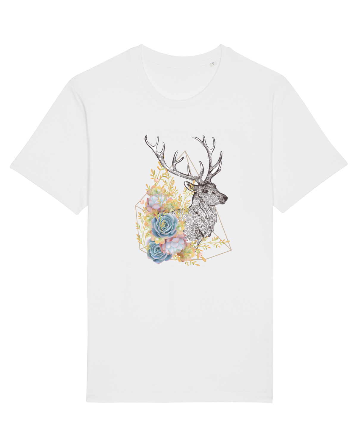 Tricou mânecă scurtă Unisex Rocker White
