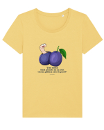 Palinca este de post!!! Tricou mânecă scurtă guler larg fitted Damă Expresser