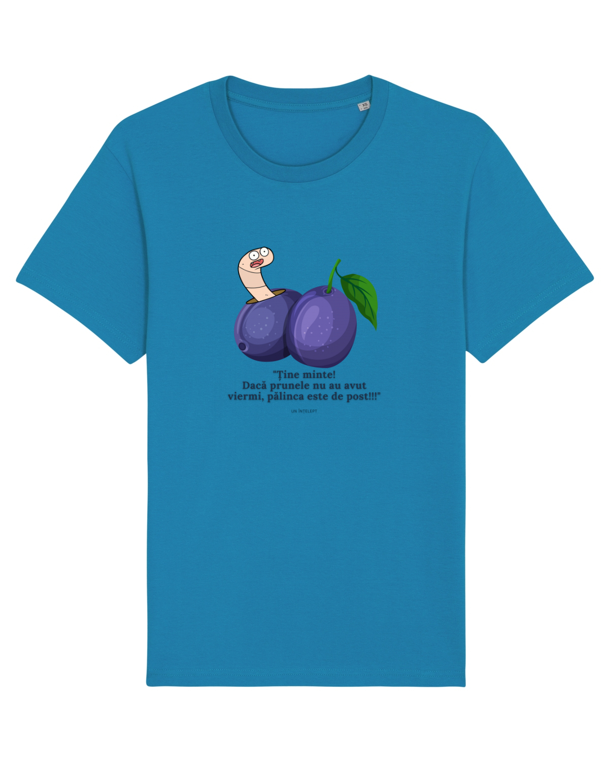 Tricou mânecă scurtă Unisex Rocker Azur