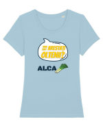 Alcapraz Tricou mânecă scurtă guler larg fitted Damă Expresser