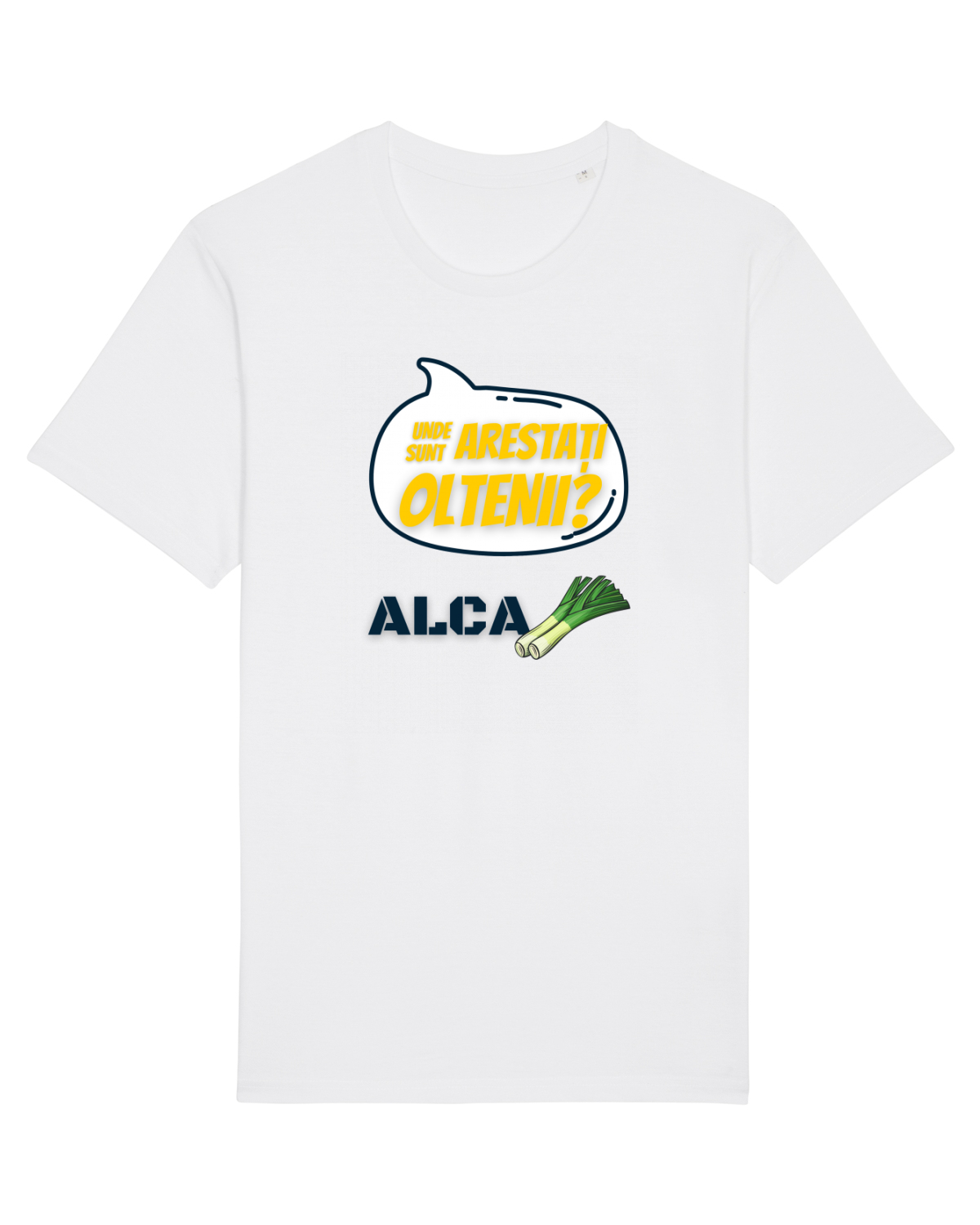 Tricou mânecă scurtă Unisex Rocker White