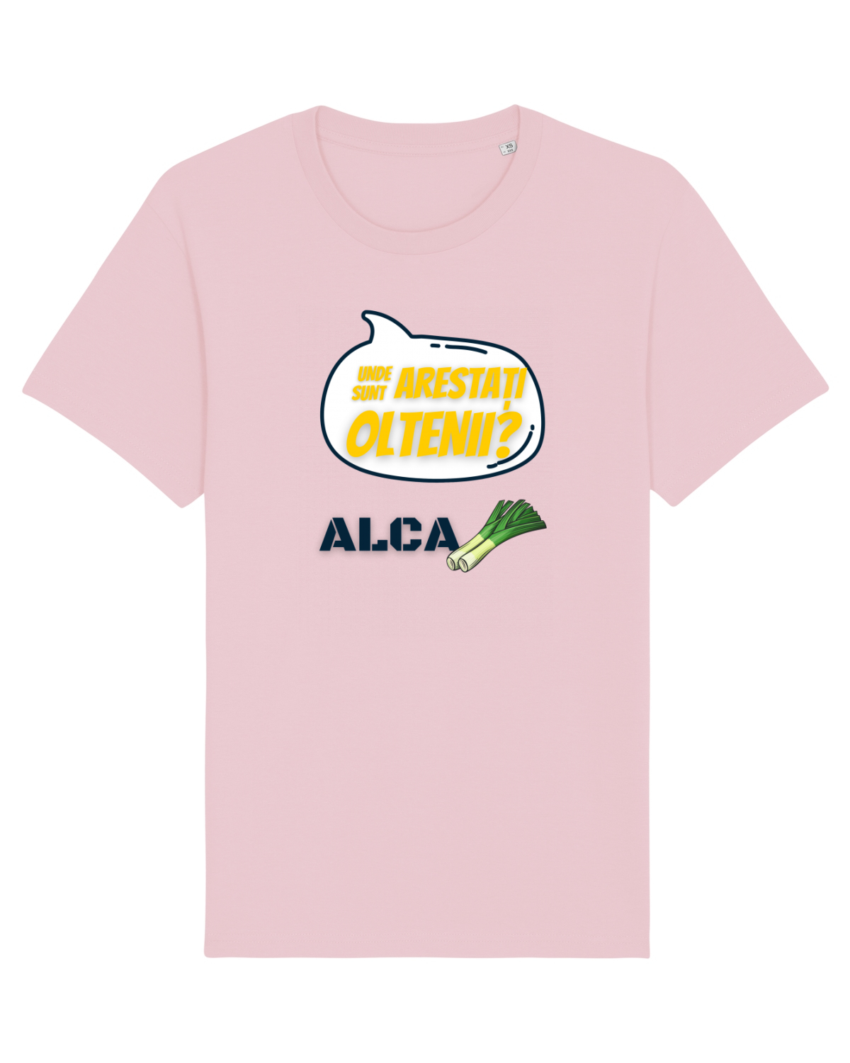Tricou mânecă scurtă Unisex Rocker Cotton Pink