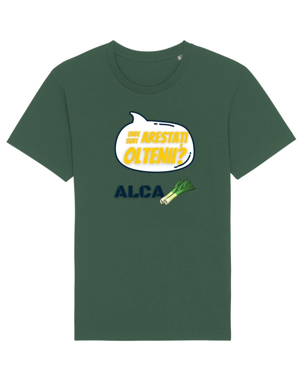 Tricou mânecă scurtă Unisex Rocker Bottle Green