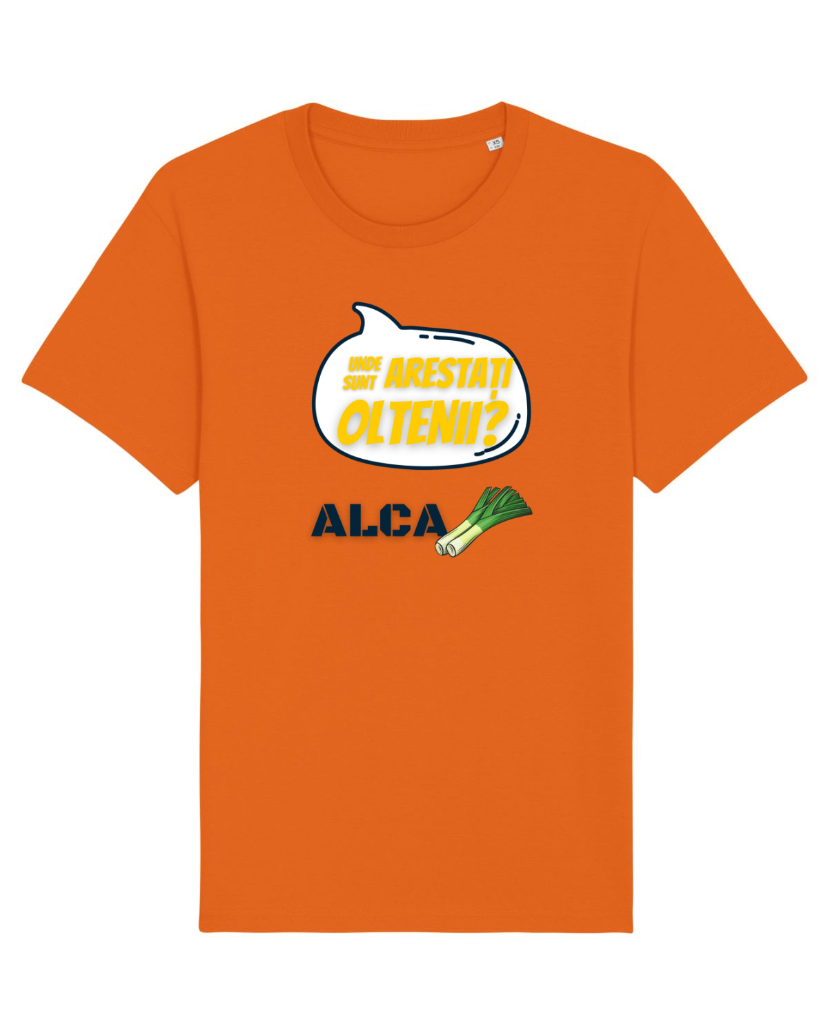 Tricou mânecă scurtă Unisex Rocker Bright Orange
