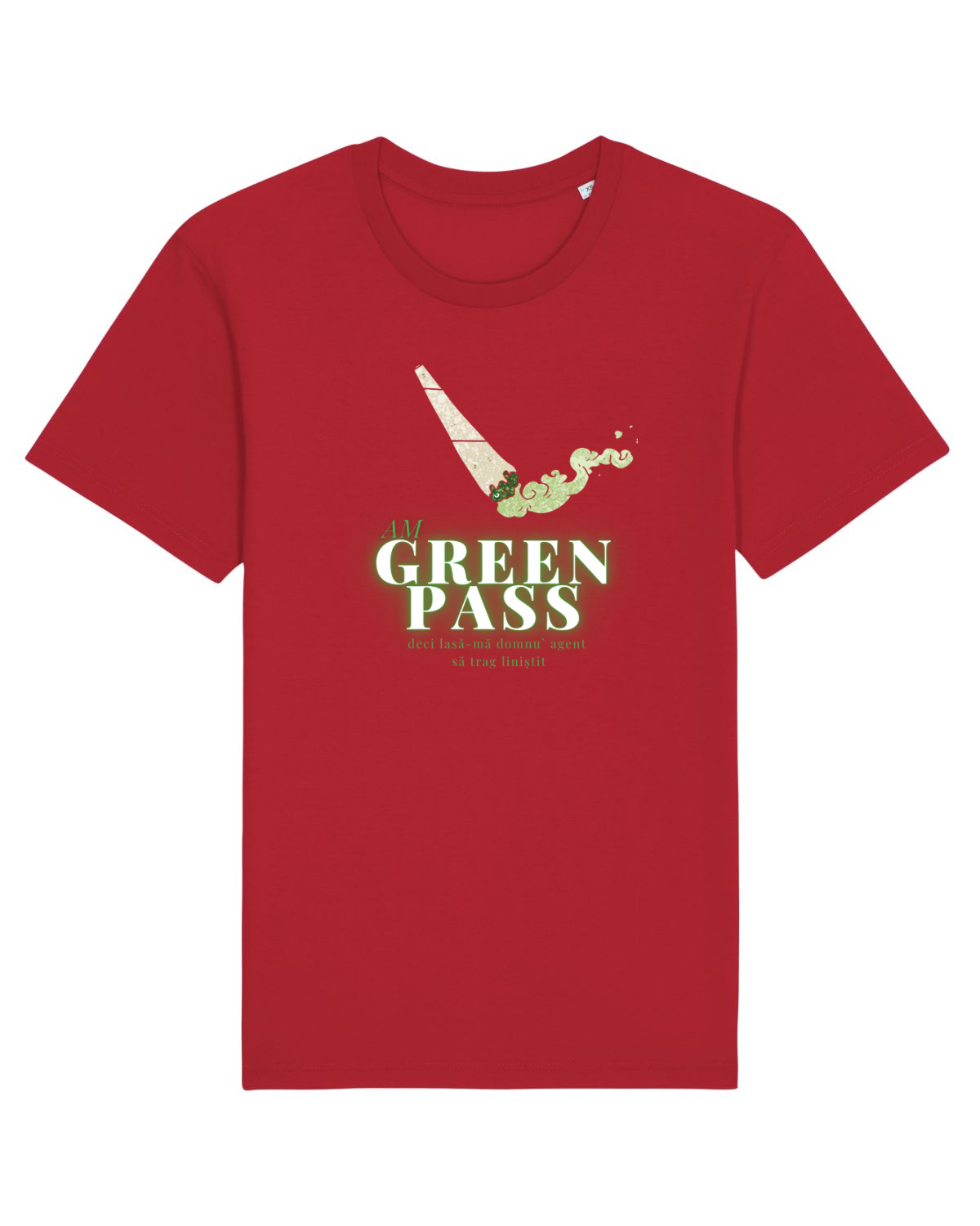 Tricou mânecă scurtă Unisex Rocker Red