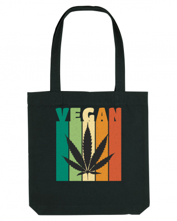 Vegan Weed Vintage Colors Black