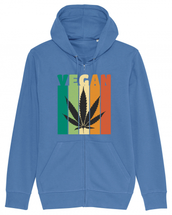 Vegan Weed Vintage Colors Bright Blue