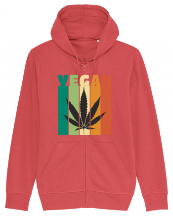 Vegan Weed Vintage Colors Carmine Red