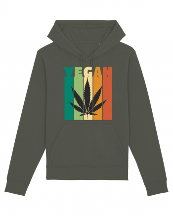 Vegan Weed Vintage Colors Khaki