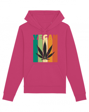 Vegan Weed Vintage Colors Raspberry