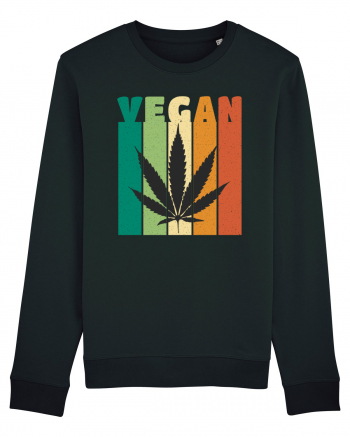 Vegan Weed Vintage Colors Black