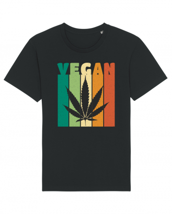 Vegan Weed Vintage Colors Black