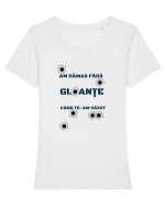 Am rămas fără gloanțe Tricou mânecă scurtă guler larg fitted Damă Expresser