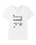 Am rămas fără gloanțe Tricou mânecă scurtă guler V Bărbat Presenter