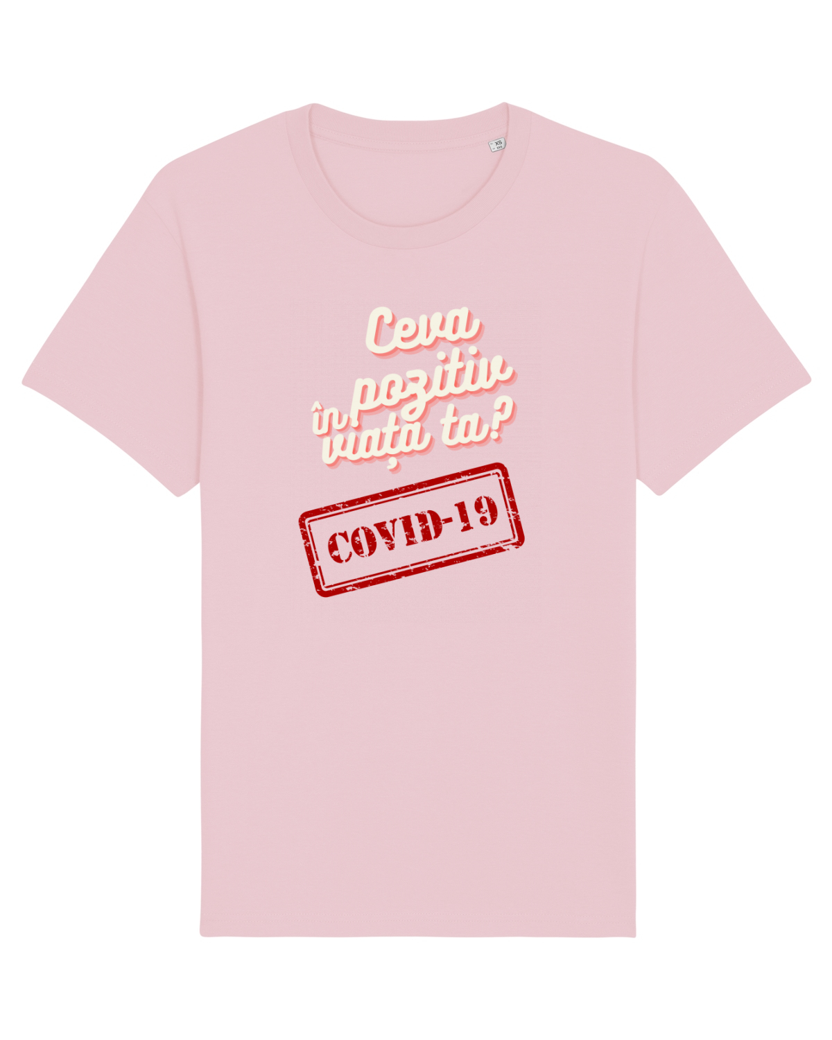 Tricou mânecă scurtă Unisex Rocker Cotton Pink