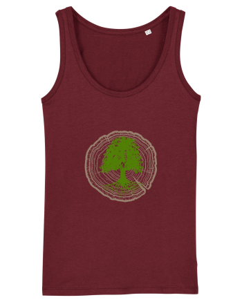 Tree Life Burgundy
