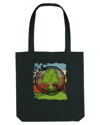 Vintage Life Tree Black