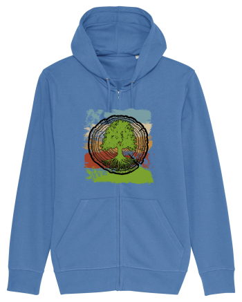 Vintage Life Tree Bright Blue