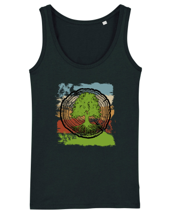 Vintage Life Tree Black
