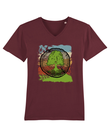 Vintage Life Tree Burgundy