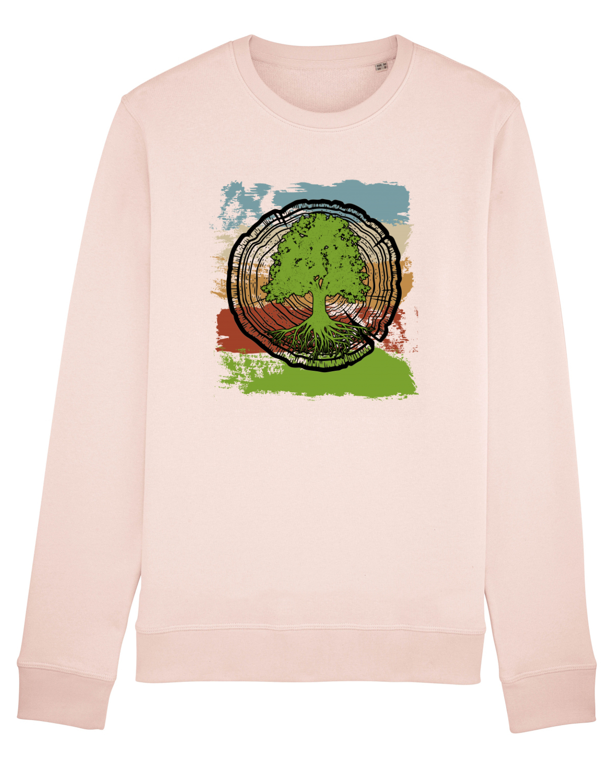 Bluză mânecă lungă Unisex Rise Candy Pink