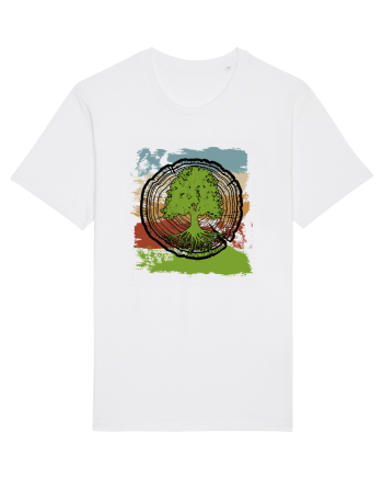 Vintage Life Tree White